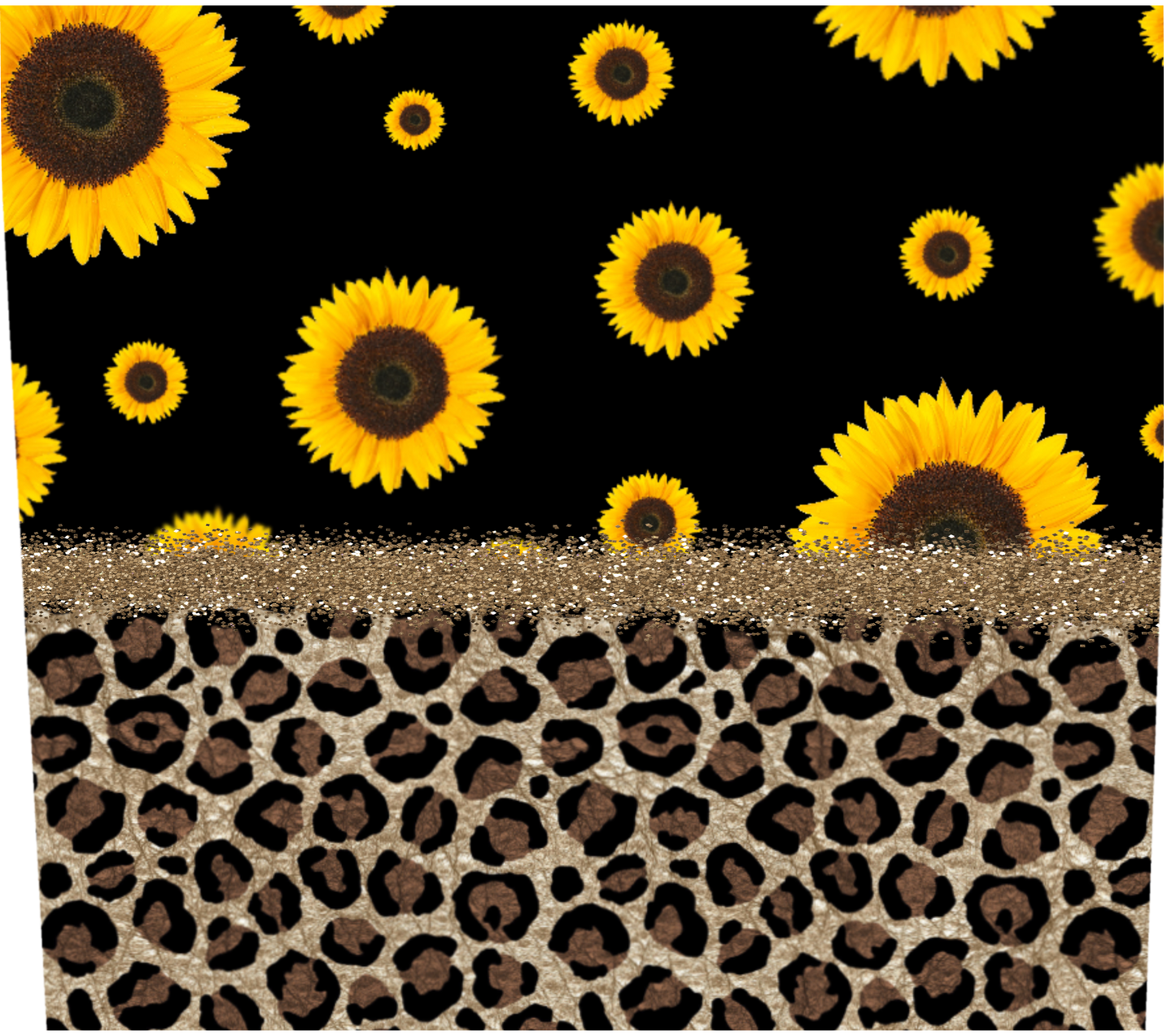 π» Tumbler Wrap Sublimation Design β Sunflower Edition
