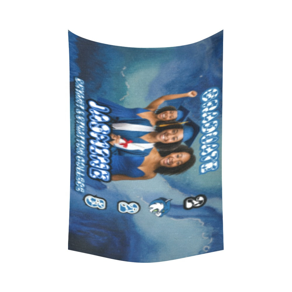 Custom Wall Tapestry – 90x60” Cotton Linen | Upload Your Own Photo or Design | Home Decor Art Piece