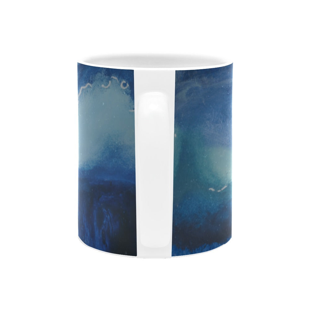 Custom White Ceramic Mug – 11oz | Daily Use Coffee Cup